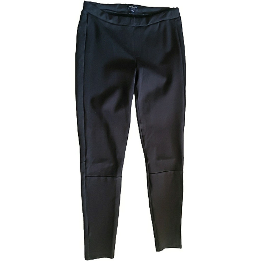 Madewell Black Pierced Ponte Leggings 2 Stretchy Womens Casual Athleisure Pants
